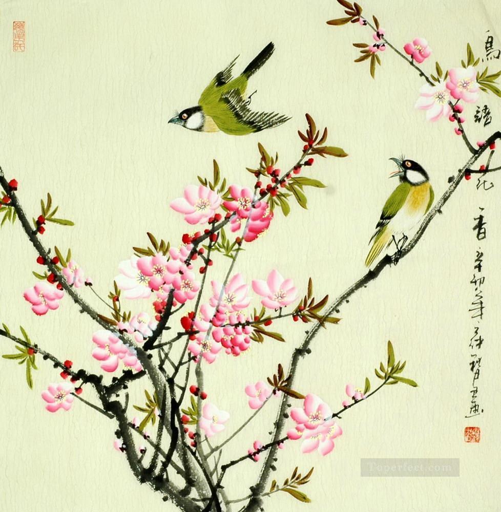 Chinese bird plum blossom Oil Paintings